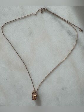 RARE Pandora Retired 2019 Rose Gold Sparkling Lioness Heart Necklace Leo 60cm